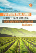 Pengantar Manajemen Sumber Daya Manusia Aplikasi dalam Perusahaan Agribisnis