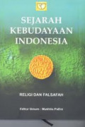 Sejarah Kebudayaan Indonesia : Religi Dan Falsafah