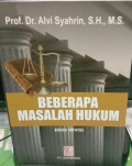 Beberapa Masalah Hukum Ed.Revisi