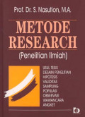 Metode Research : Penelitian Ilmiah