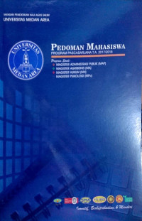 Pedoman Mahasiswa Program Pascasarjana Universitas Medan Area T.A.2017/ 2018