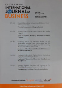 Gadjah Mada International Journal Of Business Vol. 20 No. 2