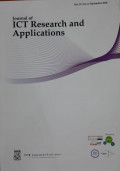 Journal Of ICT Research And Applications Vol.12 No.2