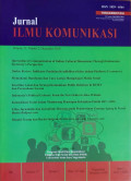 Jurnal Ilmu Komunikasi Vol.15 No.2