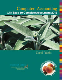 Computer Accounting with Sage 50 Complete Accounting 2013 7th.Ed