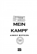 Mein Kampf : Adolf Hitler