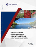 Statistik Ekonomi Keuangan Daerah Sumatera Utara : Regional Economic - Financial Statistics Vol.20 No.6