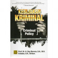 Kebijakan Kriminal : Criminal Policy