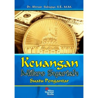 Keuangan Mikro Syariah Suatu Pengantar