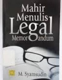 Mahar Menulis Legal Memorandum