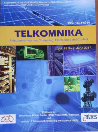 Telkomnika : Telecommunication, Computing, Electronics And Control Vol.15 No.2