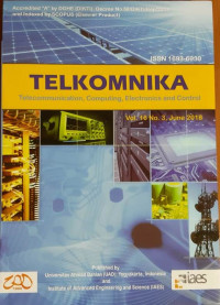 Telkomnika : Telecommunication, Computing, Electronics And Control Vol.16 No.3